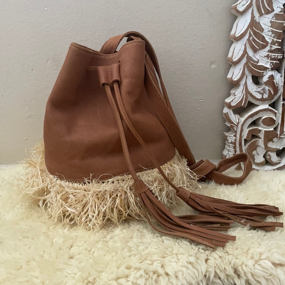 Cleobella leather bucket bag